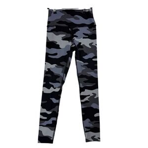 Victoria's Secret PINK Ultimate Camo Leggings Grey Black High Waist 386443-7QN S